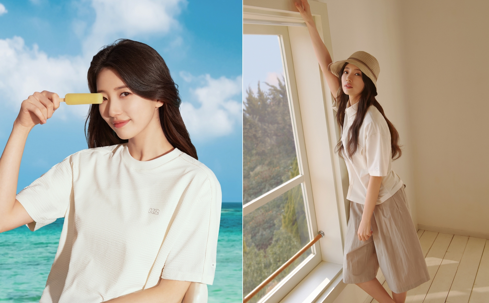 '땀나도 들러붙지 않아요' 냉감+시어서커 소재 인기 89-Image